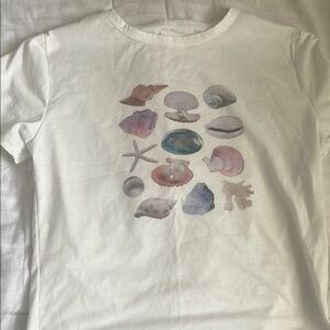 Kids Seashell Graphic T-Shirt